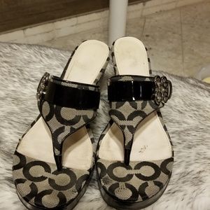 Coach black in Gray wedge